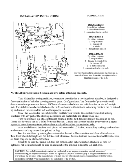 Installation Manual